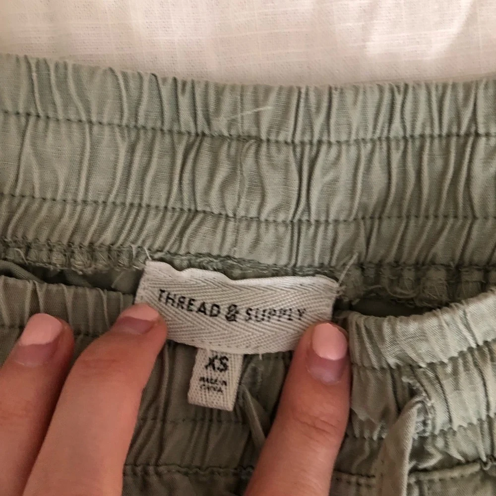 sage green pants - Picture 6 of 8